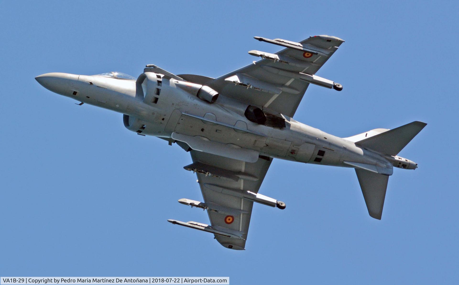 VA1B-29, McDonnell Douglas EAV-8B+ Matador II C/N E18/SP-06, Gijón - España