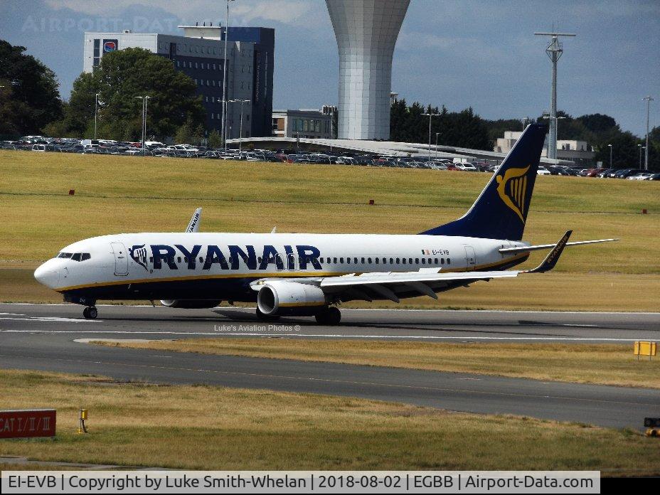 EI-EVB, 2011 Boeing 737-8AS C/N 34982, From Birmingham Airport
