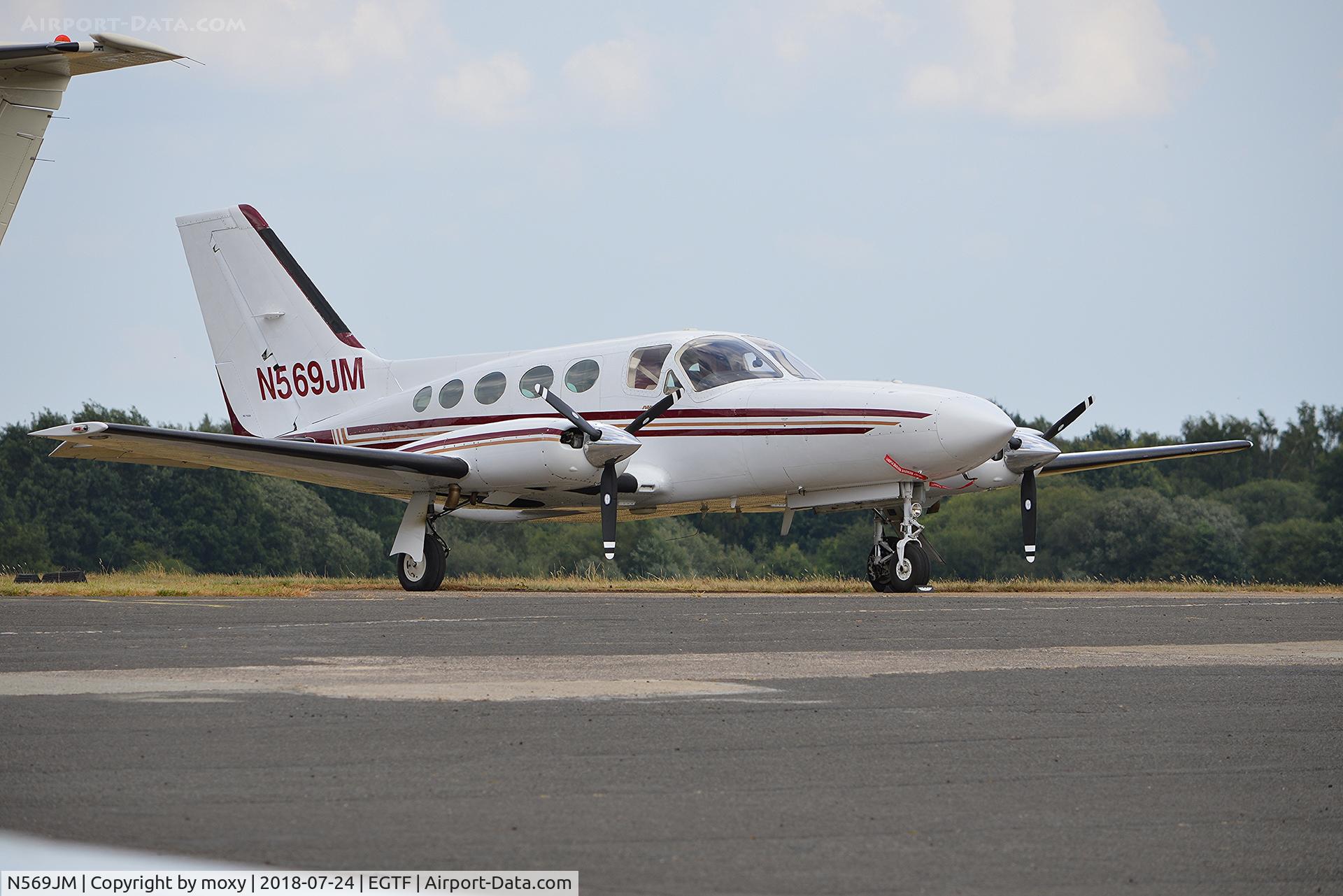N569JM, 1980 Cessna 414A Chancellor C/N 414A-0425, Cessna 414A at Fairoaks.