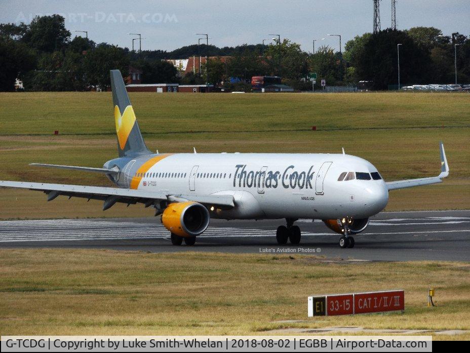 G-TCDG, 2014 Airbus A321-211 C/N 6122, From Birmingham Airport