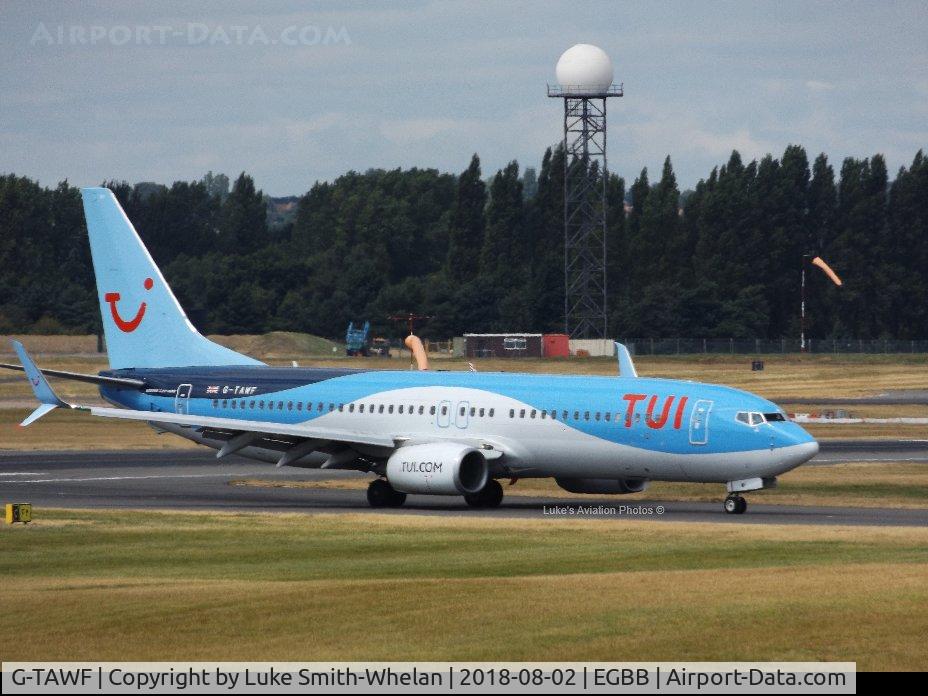 G-TAWF, 2012 Boeing 737-8K5 C/N 37244, From Birmingham Airport