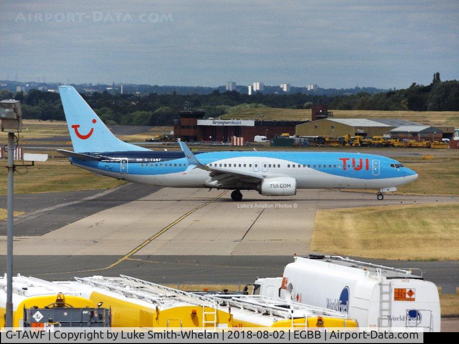 G-TAWF, 2012 Boeing 737-8K5 C/N 37244, From Birmingham Airport