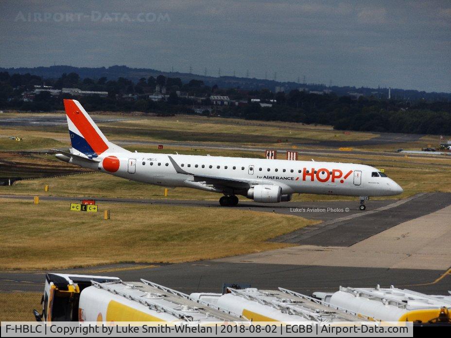 F-HBLC, 2007 Embraer 190AR (ERJ-190-100IGW) C/N 19000080, From Birmingham Airport