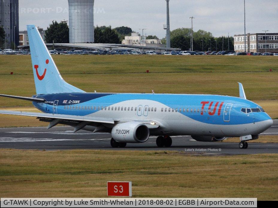 G-TAWK, 2012 Boeing 737-8K5 C/N 37239, From Birmingham Airport