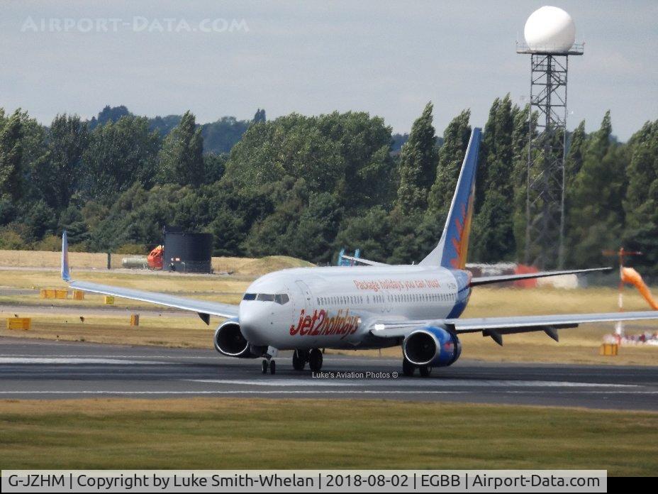 G-JZHM, 2016 Boeing 737-8MG C/N 63570, From Birmingham Airport