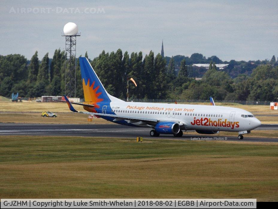 G-JZHM, 2016 Boeing 737-8MG C/N 63570, From Birmingham Airport