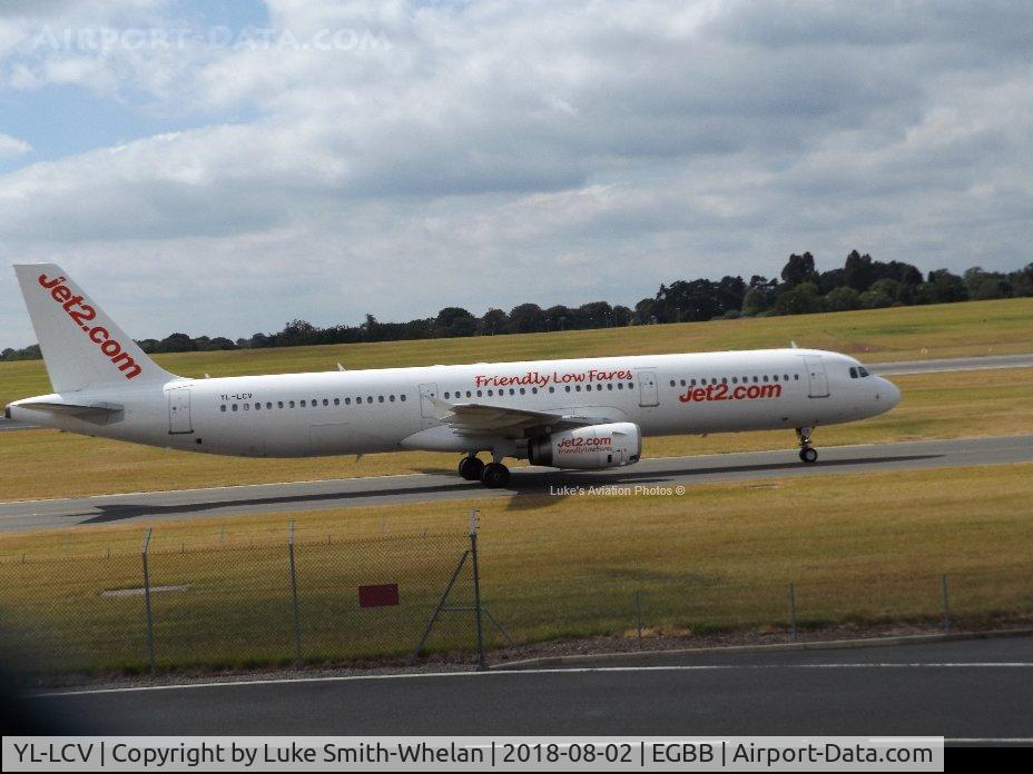 YL-LCV, 2004 Airbus A321-231 C/N 2216, From Birmingham Airport