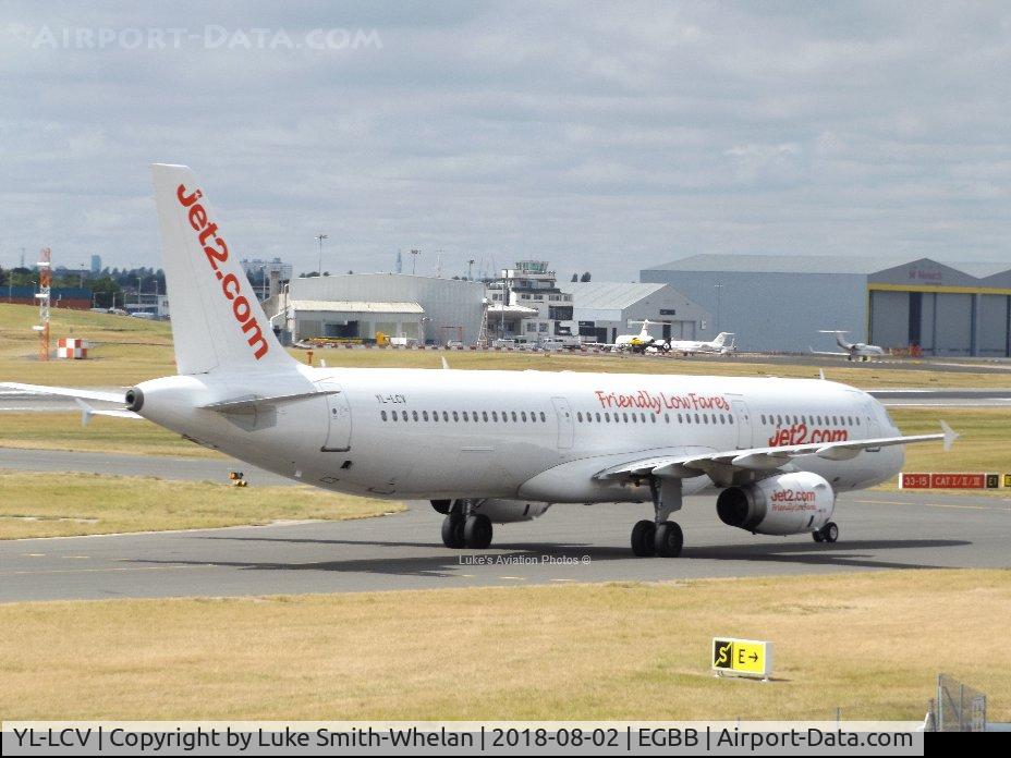 YL-LCV, 2004 Airbus A321-231 C/N 2216, From Birmingham Airport
