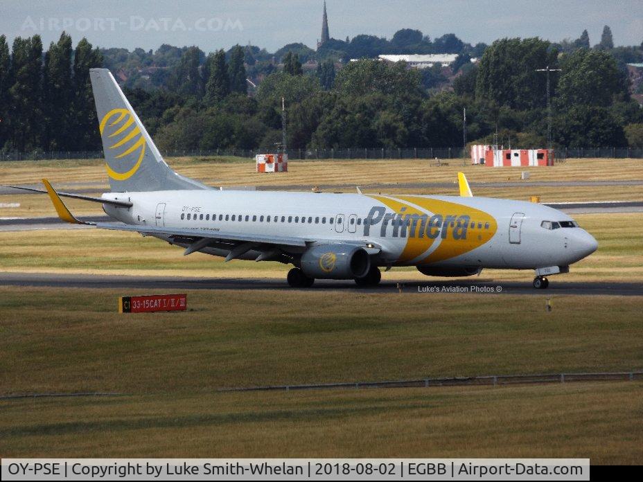 OY-PSE, 2000 Boeing 737-809 C/N 30664, From Birmingham Airport