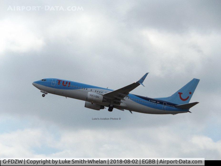 G-FDZW, 2011 Boeing 737-8K5 C/N 37254, From Birmingham Airport