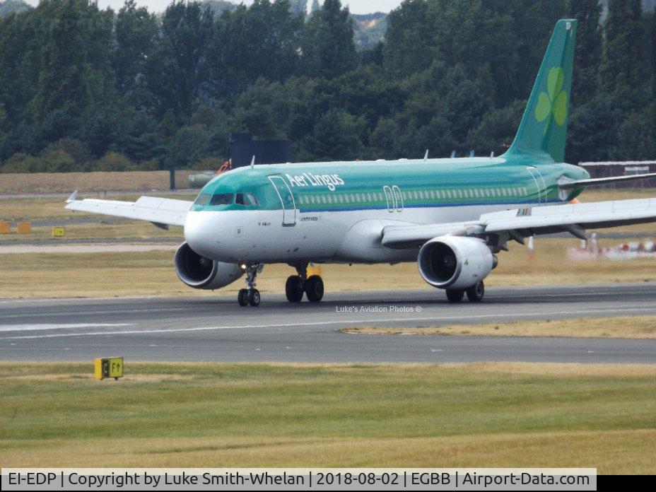EI-EDP, 2009 Airbus A320-216 C/N 3781, From Birmingham Airport