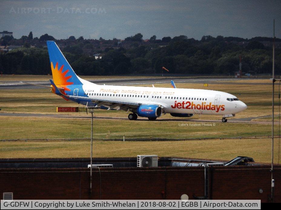 G-GDFW, 2000 Boeing 737-8K5 C/N 27986, From Birmingham Airport