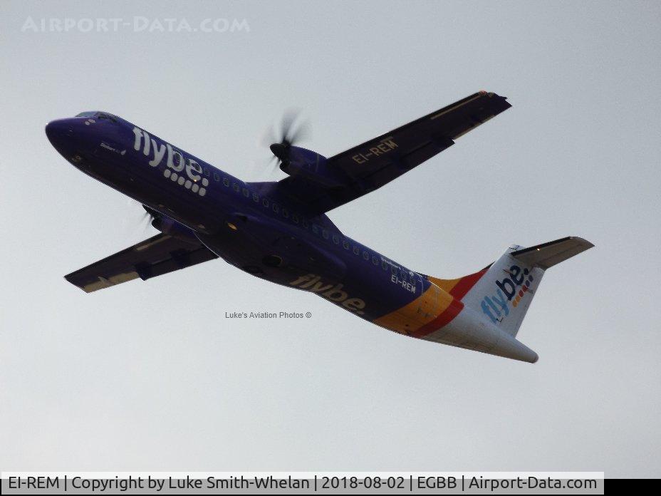 EI-REM, 2007 ATR 72-212A C/N 760, From Birmingham Airport
