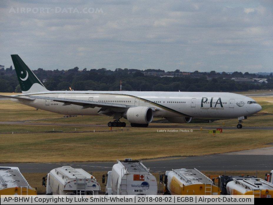 AP-BHW, 2007 Boeing 777-340/ER C/N 33779, From Birmingham Airport