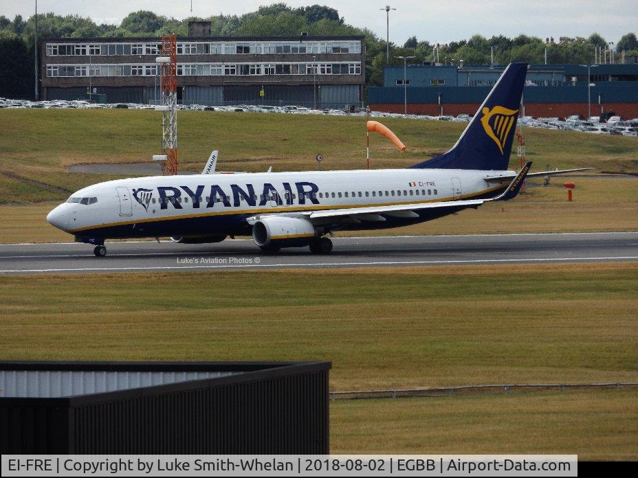 EI-FRE, 2016 Boeing 737-8AS C/N 62691, From Birmingham Airport