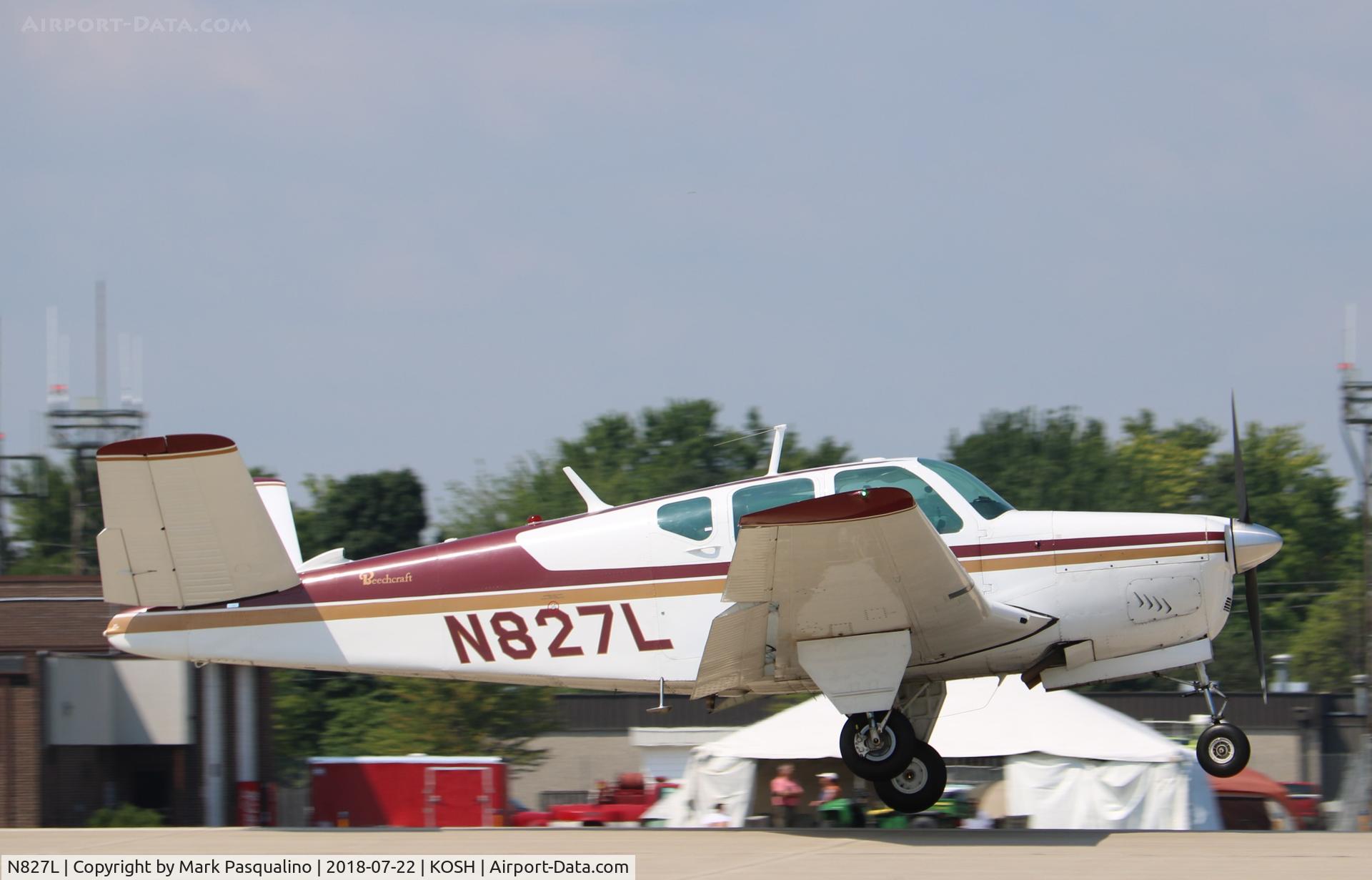 N827L, 1960 Beech M35 Bonanza C/N D-6519, Beech M35