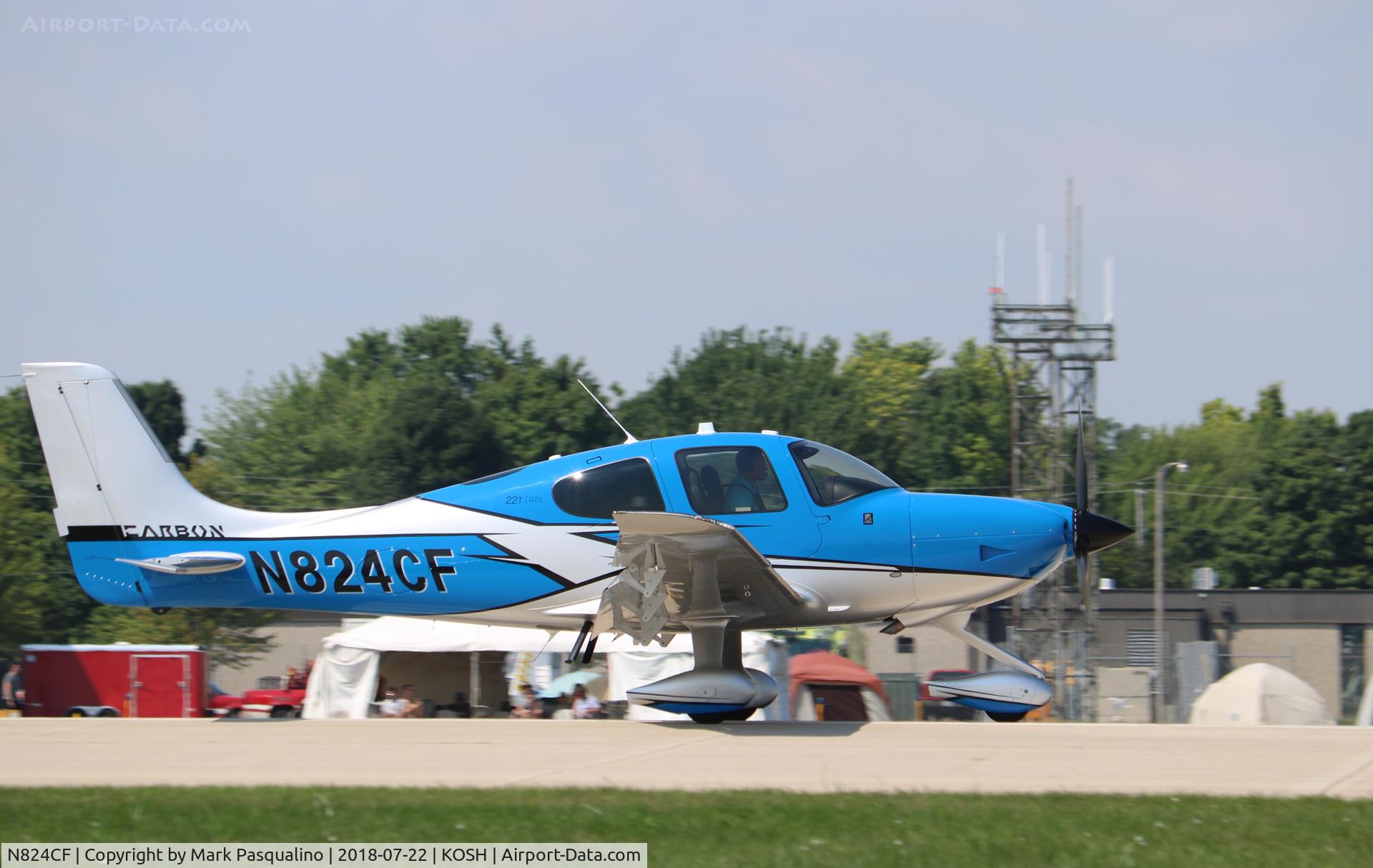 N824CF, 2018 Cirrus SR22T C/N 1743, Cirrus SR22T