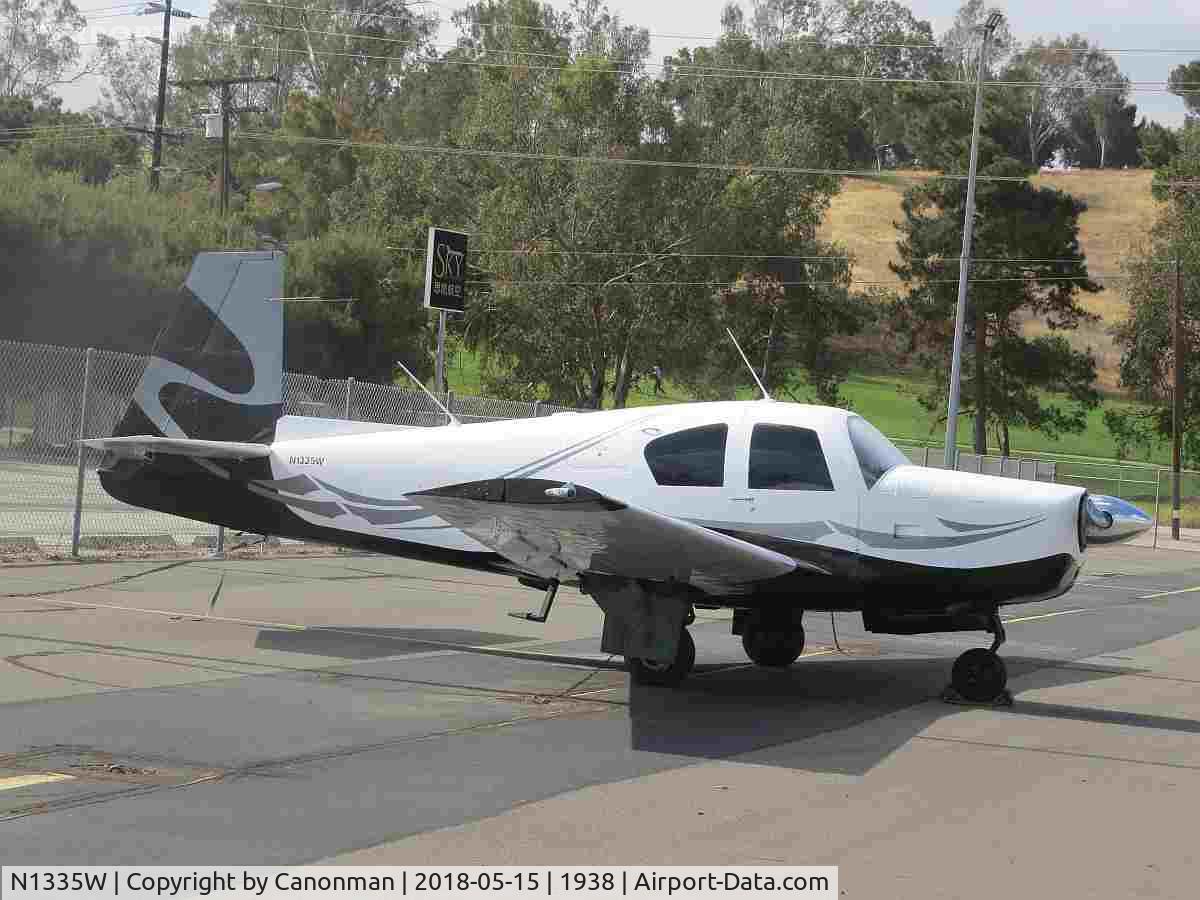 N1335W, 1963 Mooney M20E C/N 223, Parked