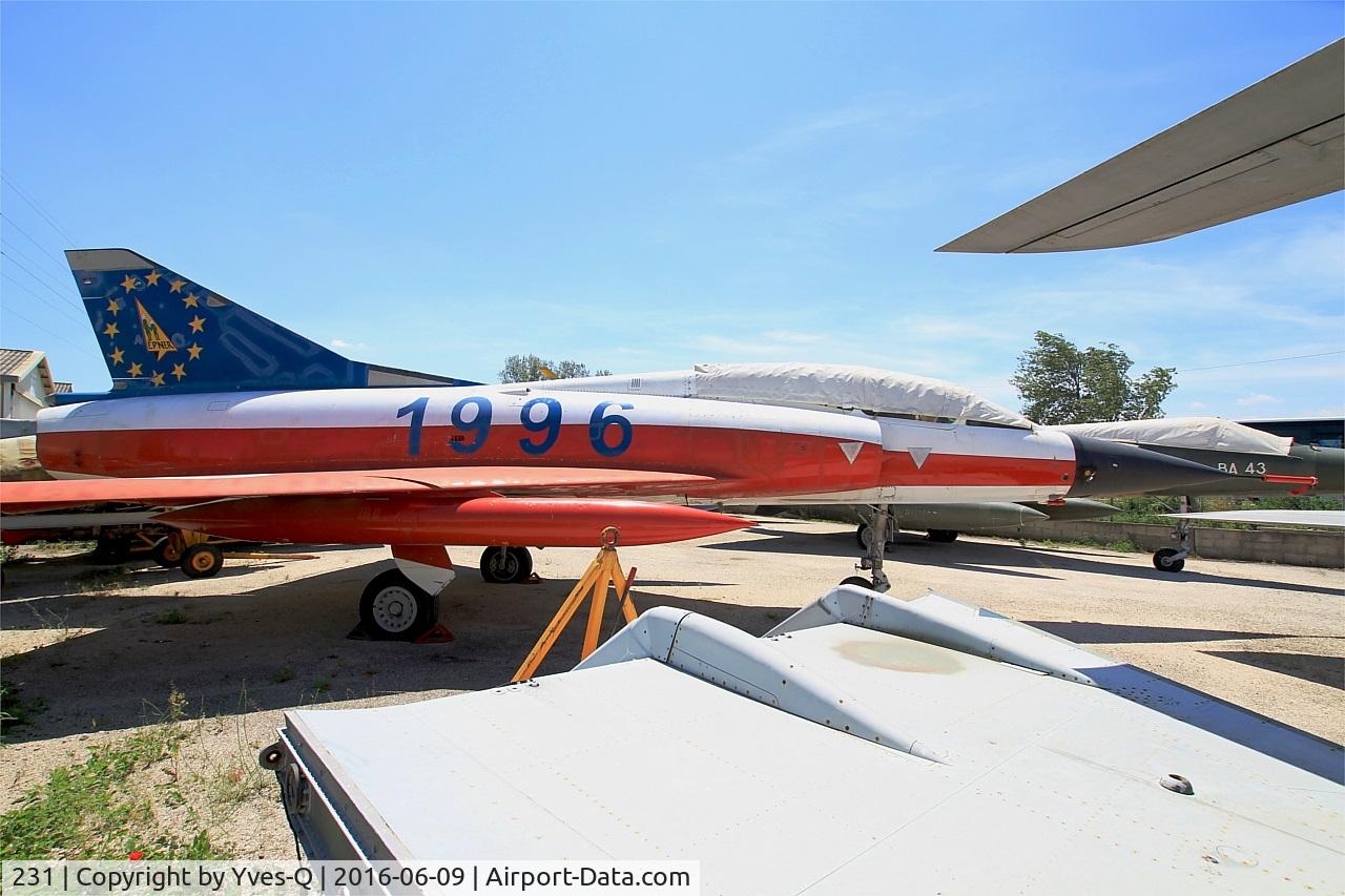 231, Dassault Mirage IIIB C/N 231, Dassault Mirage IIIB, Les Amis de la 5ème Escadre Museum, Orange