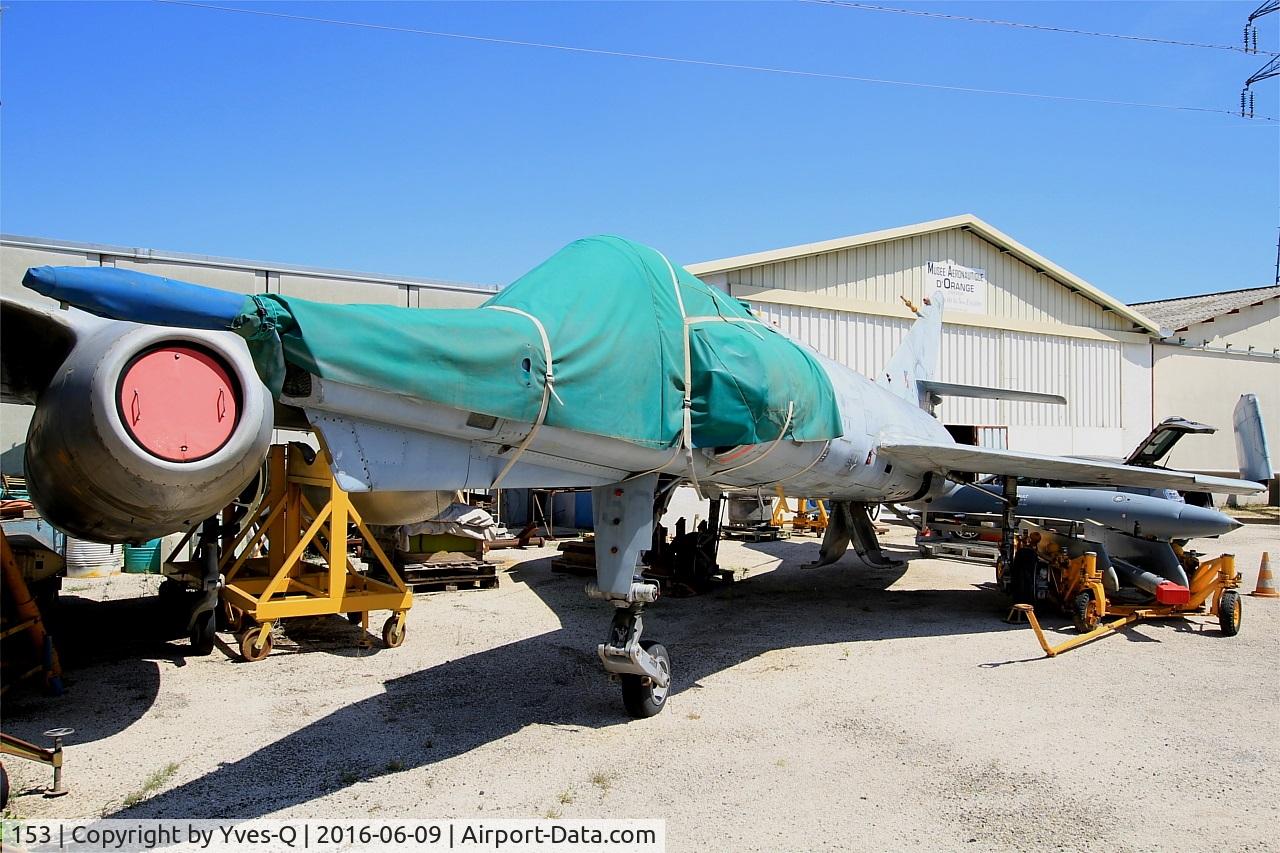 153, Dassault Etendard IV.PM C/N 53, Etendard IV P, preserved at Les Amis de la 5ème Escadre Museum, Orange