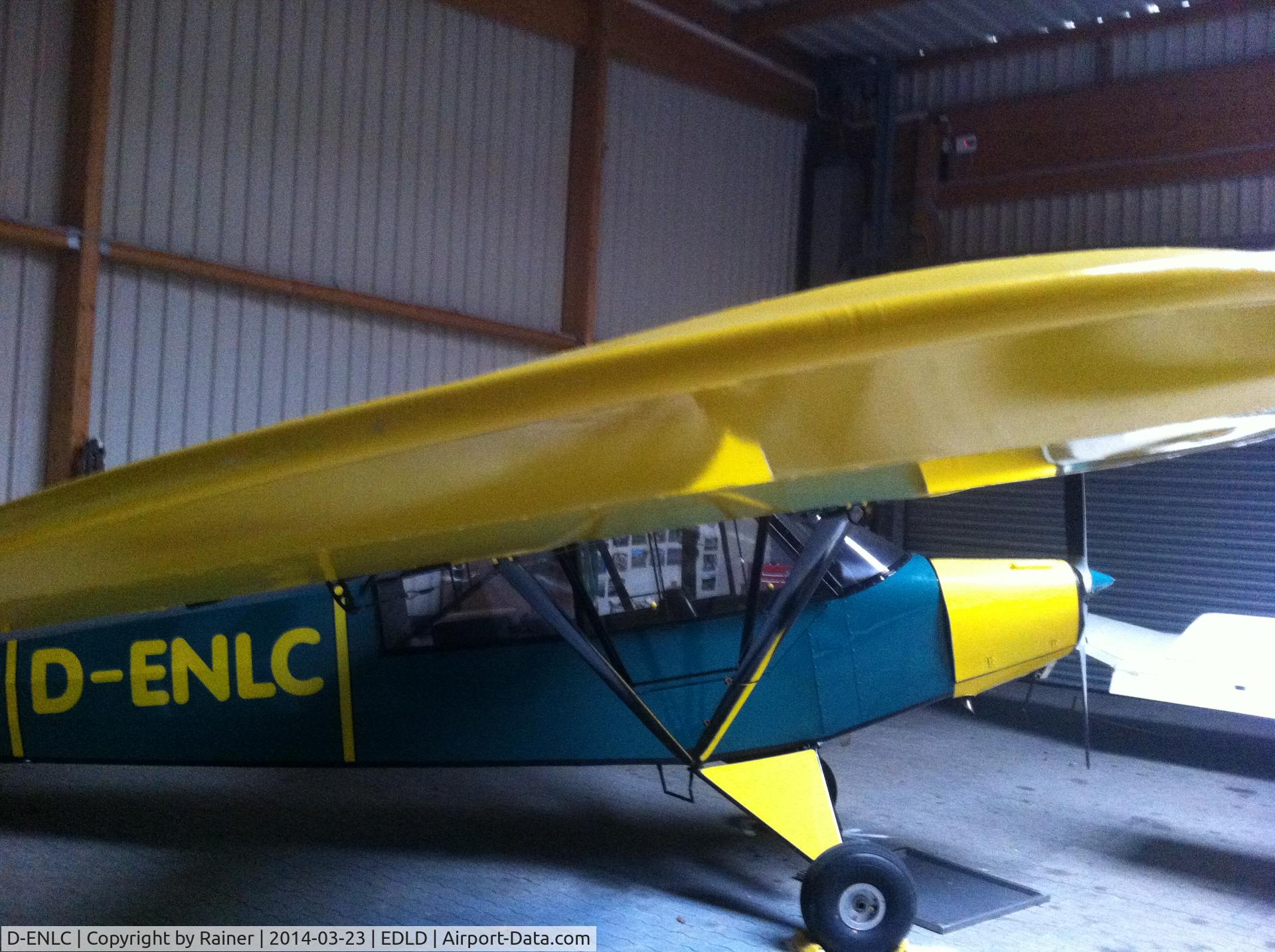 D-ENLC, 1952 Piper L-18C Super Cub (PA-18-95) C/N 18-2033, Back in Hangar after a nice flight.
