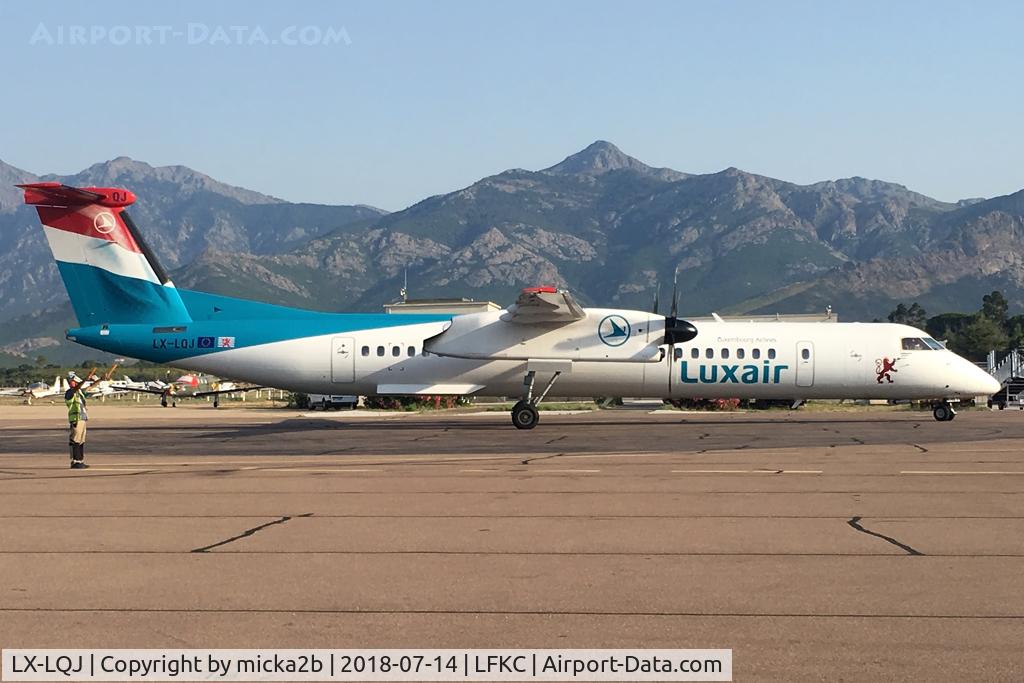 LX-LQJ, 2017 De Havilland Canada DHC-8-402Q Dash 8 C/N 4562, Taxiing