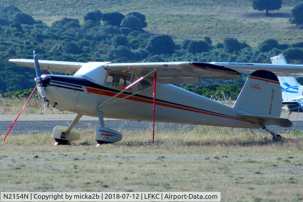 N2154N, 1947 Cessna 140 C/N 12390, Parked