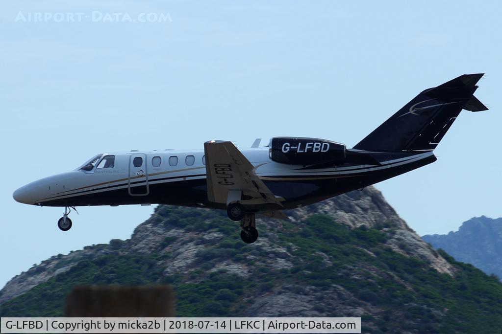 G-LFBD, 2013 Cessna 525A CitationJet CJ2 C/N 525A-0506, Landing