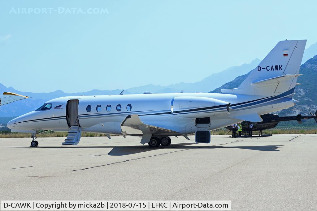 D-CAWK, 2017 Cessna 680A Citation Latitude C/N 680A-0107, Parked