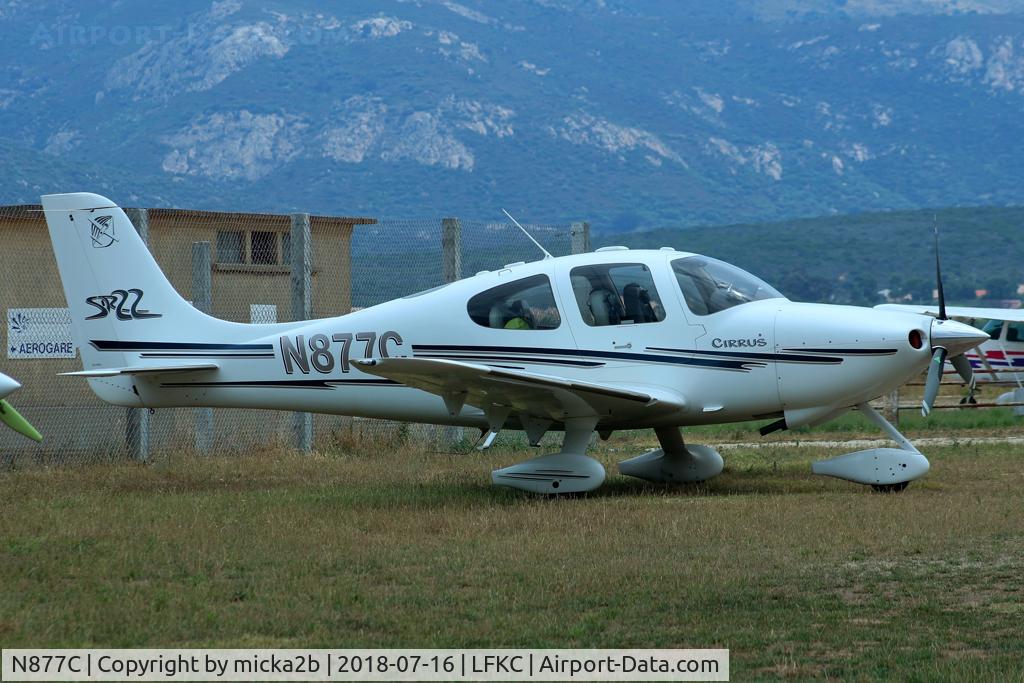 N877C, 2003 Cirrus SR22 C/N 0445, Parked