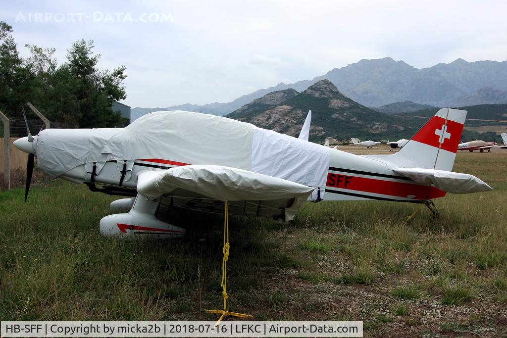 HB-SFF, SAN Jodel D-140 Mousquetaire C/N 19, Parked