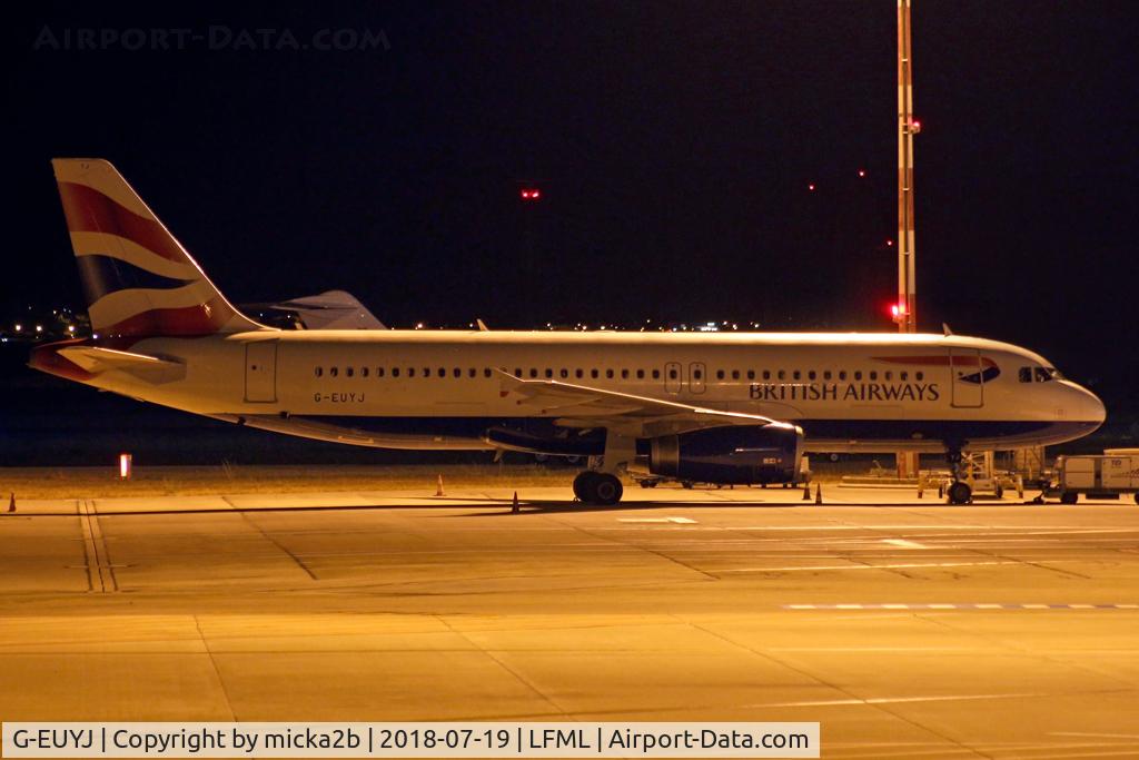 G-EUYJ, 2010 Airbus A320-232 C/N 4464, Parked