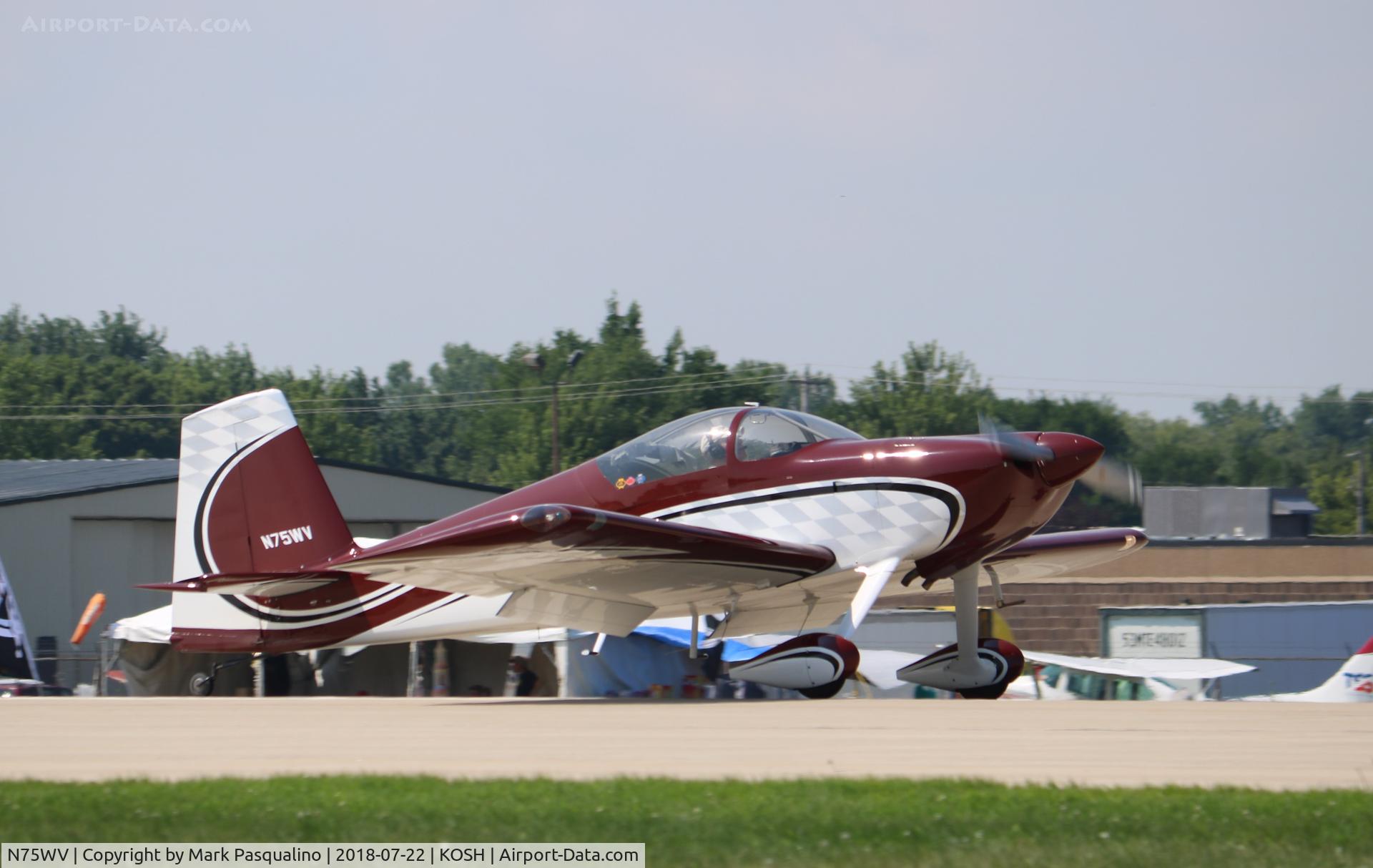 N75WV, 2012 Vans RV-7 C/N 72343, Vans RV-7