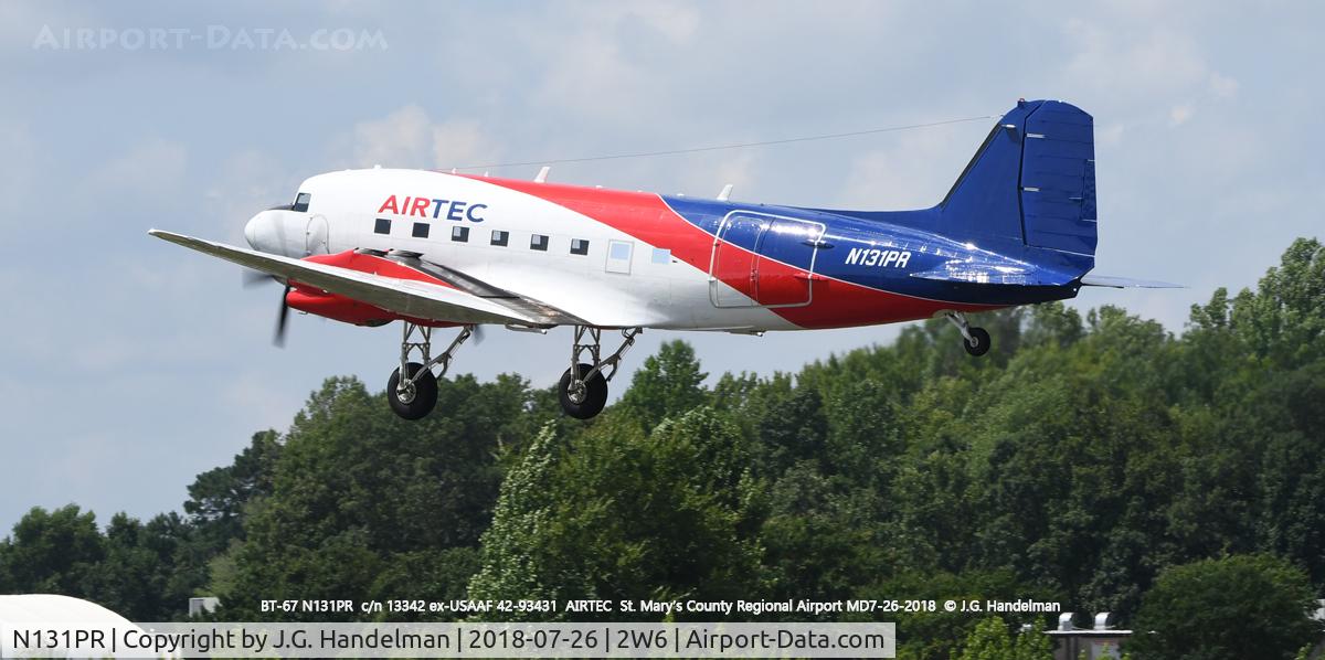 N131PR, 1944 Basler BT-67 C/N 13342, Climbing.