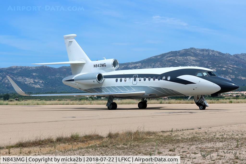 N843MG, 2007 Dassault Falcon 900EX C/N 193, Parked