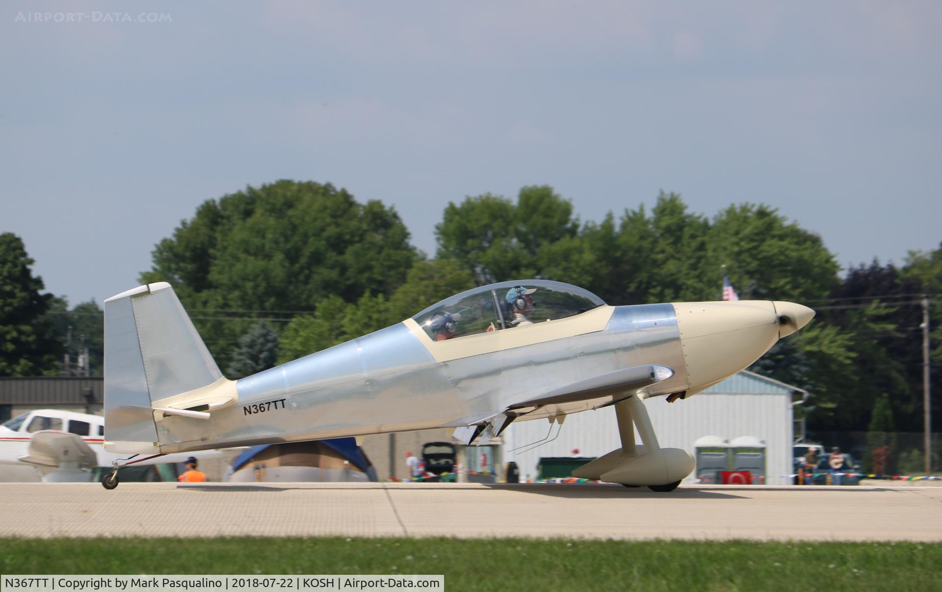 N367TT, 2018 Vans RV-8 C/N 81738, Vans RV-8