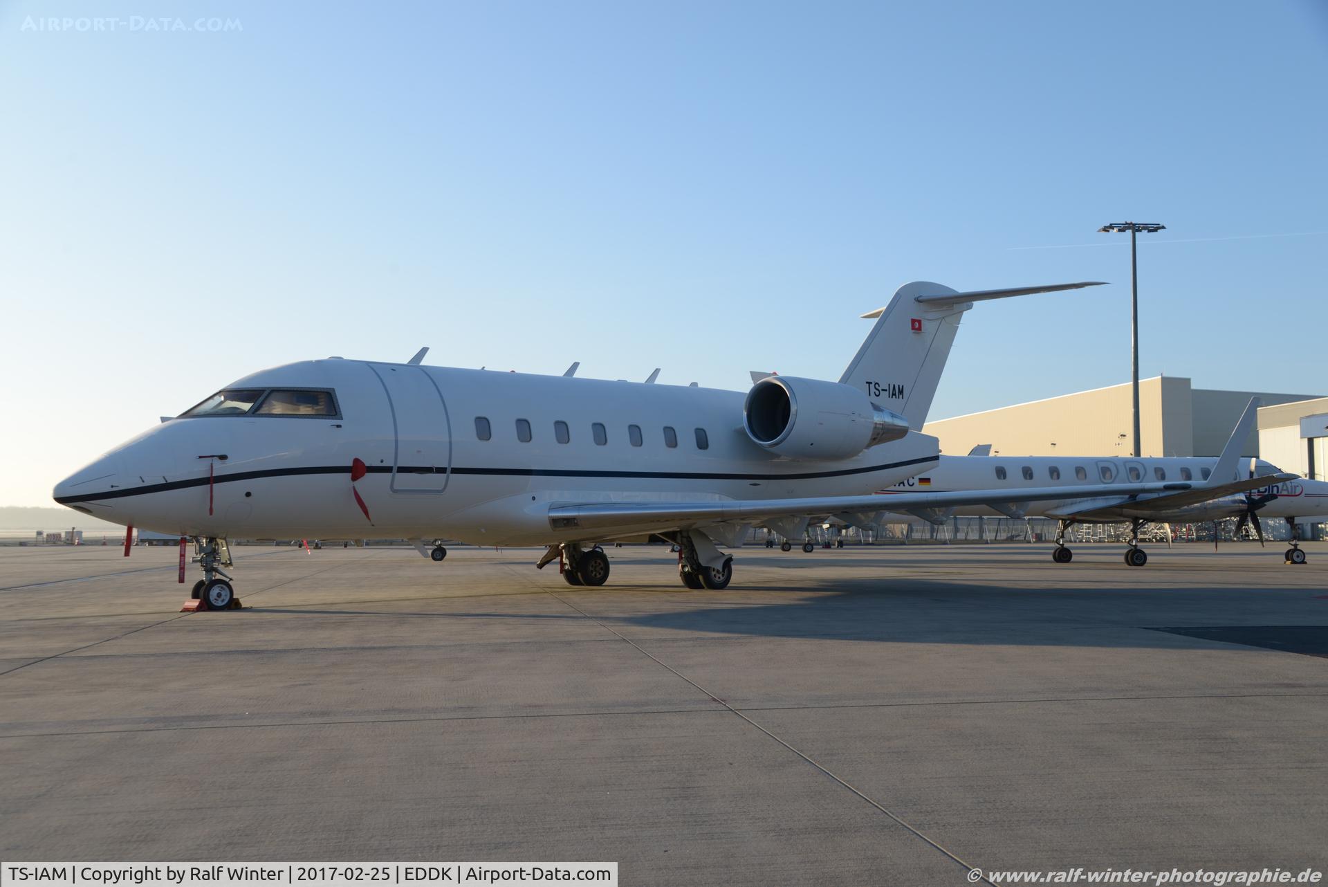 TS-IAM, 1999 Bombardier Challenger 604 (CL-600-2B16) C/N 5412, Bombardier CL-600-2B16 Challenger 604 - NVJ Fly International Airways - 5412 - TS-IAM - 25.02.2017 - CGN