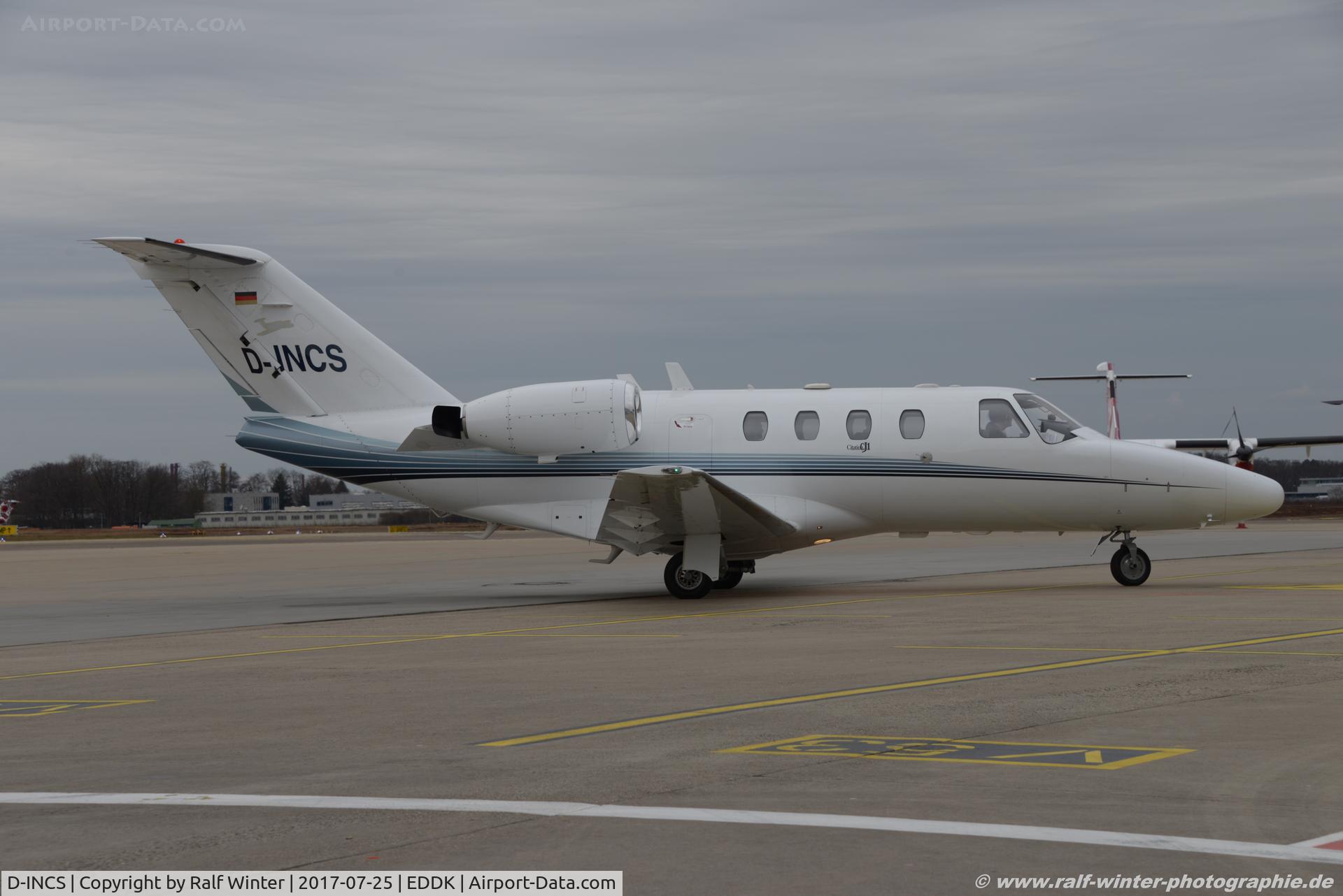 D-INCS, 2001 Cessna 525 CitationJet CJ1 C/N 525-0466, Cessna 525 CitationJet 1 - JKH JK JetKontor AG - 525-0466 - D-INCS - 25.07.2017 - CGN