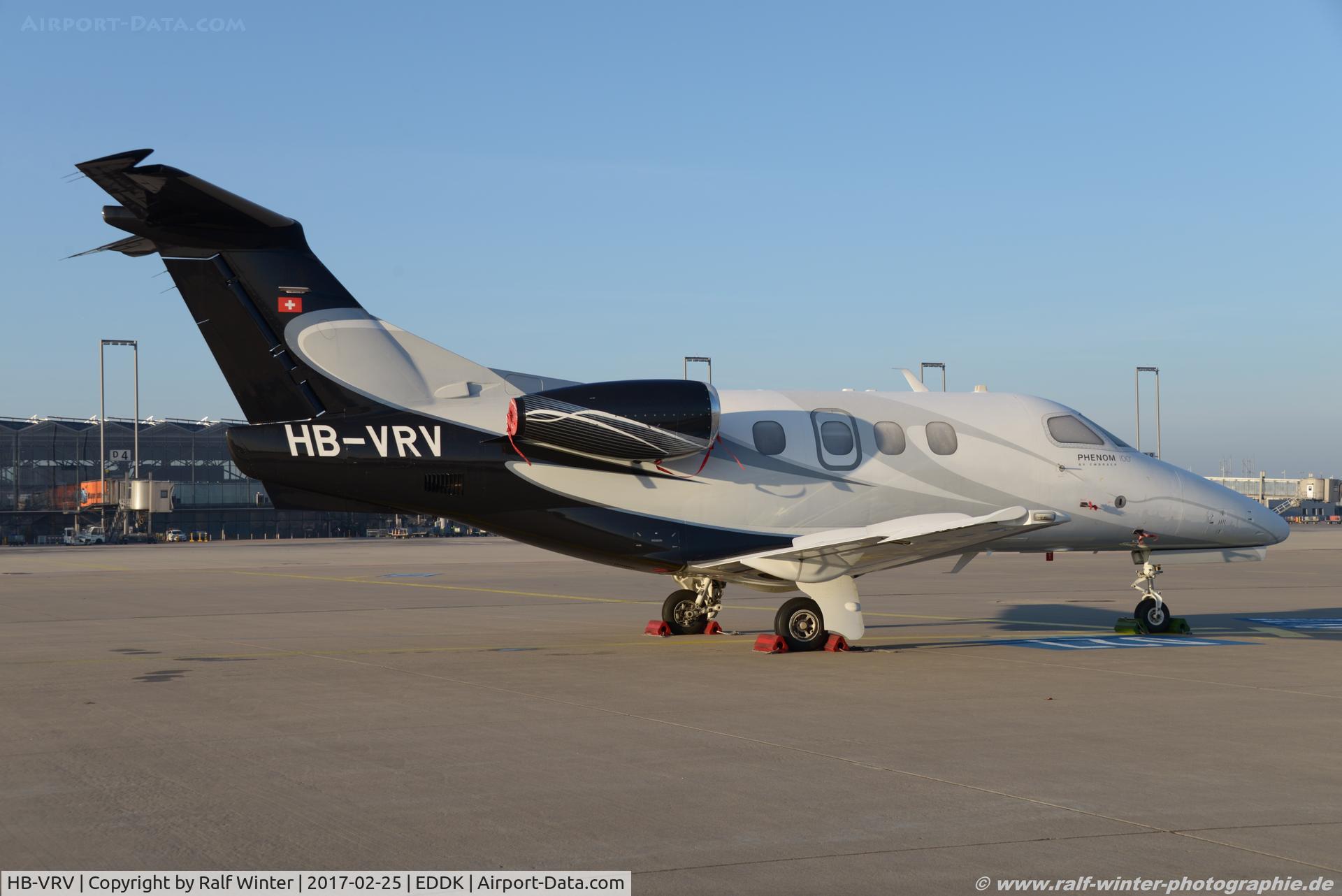 HB-VRV, 2012 Embraer EMB-500 Phenom 100 C/N 50000309, Embraer Phenom 100 EMB-500 - air-connect AG - 50000292 - HB-VRV - 25.02.2017 - CGN