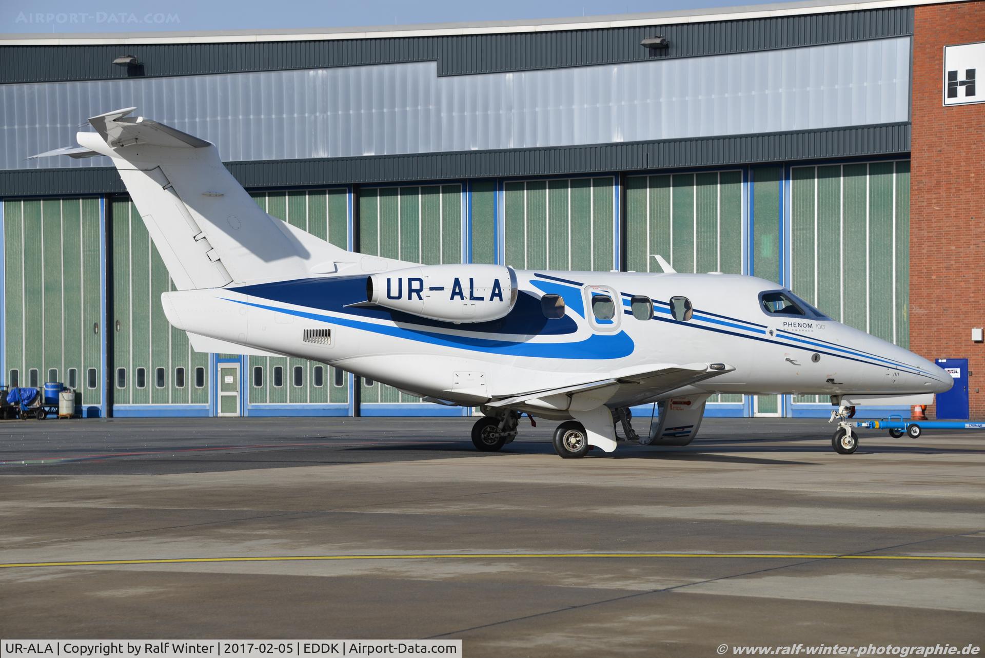 UR-ALA, Embraer 500 Phenom 100 C/N 50000253, Embraer Phenom 100 EMB-500 - BJU AeroJet - 50000253 - UR-ALA - 05.02.2017 - CGN