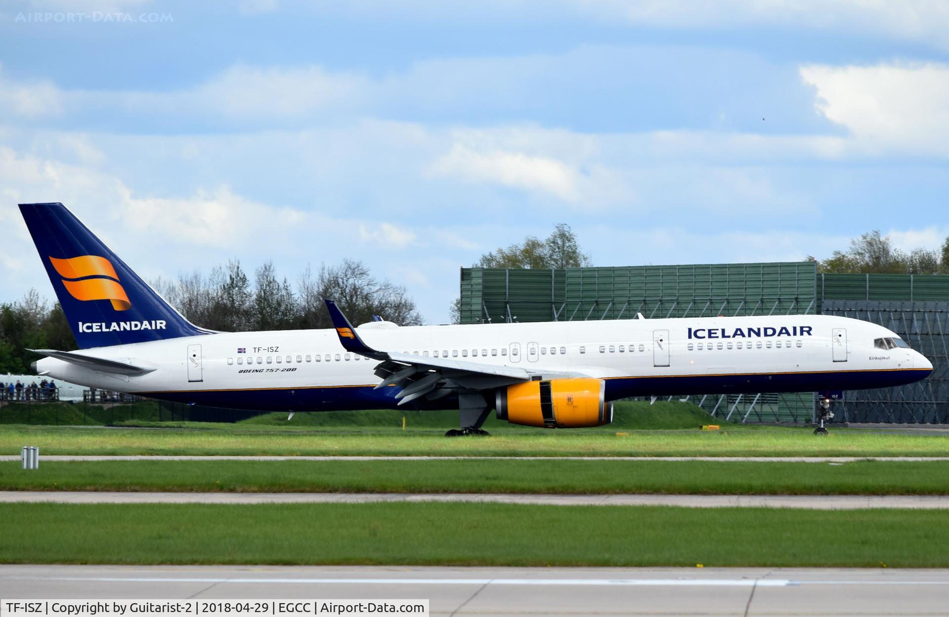 TF-ISZ, 1991 Boeing 757-223 C/N 24600, At Manchester