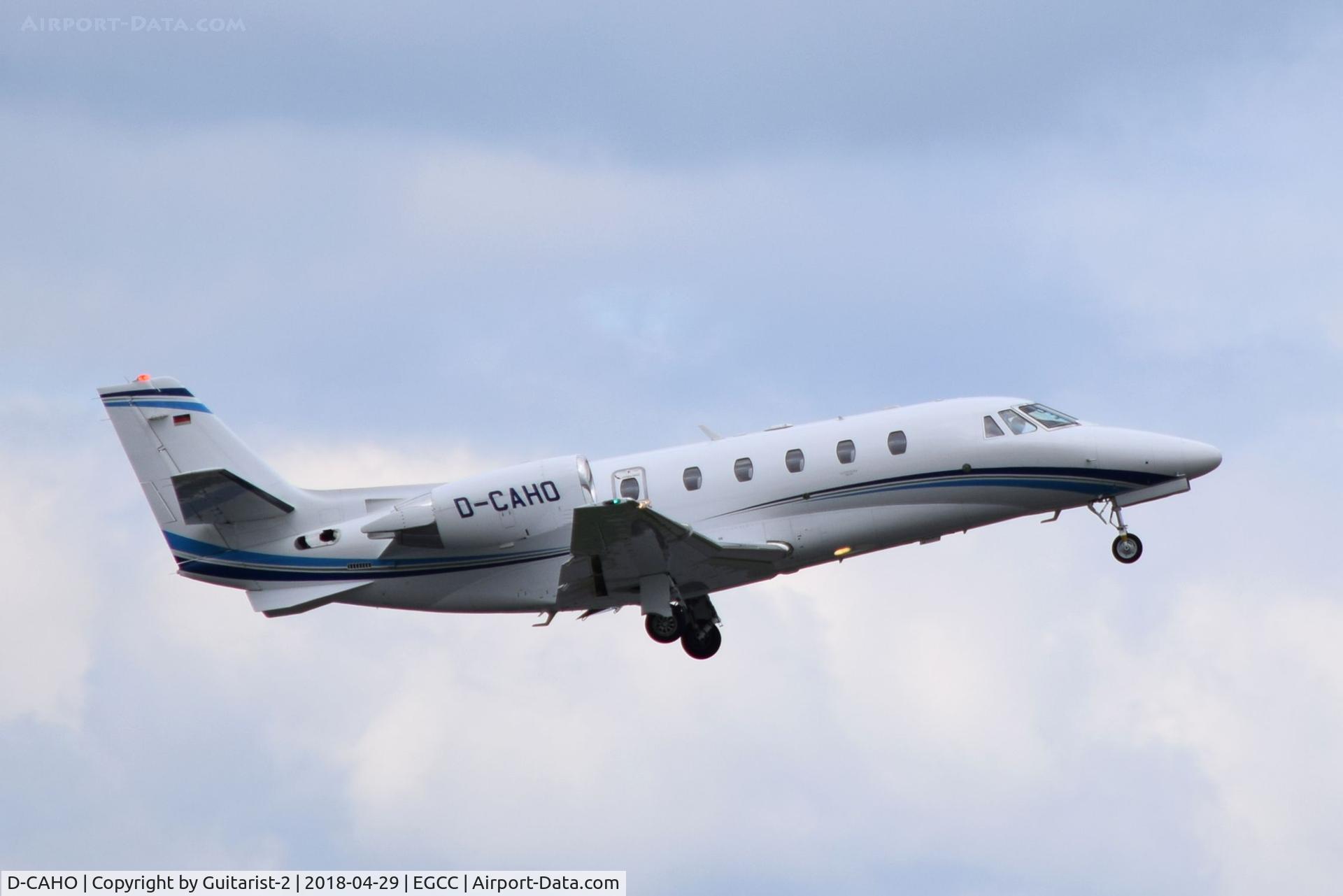 D-CAHO, 2014 Cessna 560 Citation Excel XLS+ C/N 560-6165, At Manchester