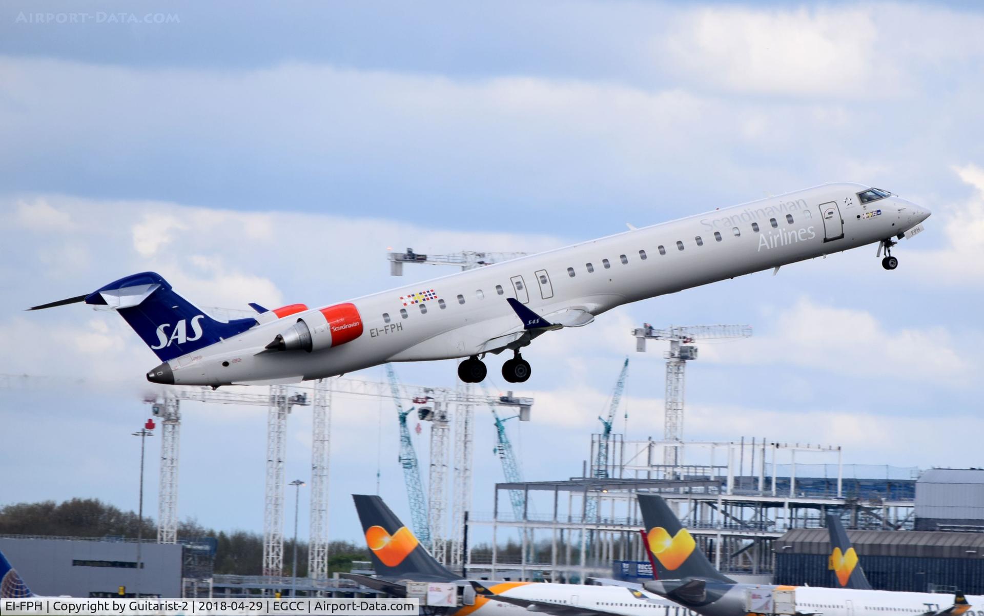 EI-FPH, 2016 Bombardier CRJ-900LR (CL-600-2D24) C/N 15409, At Manchester