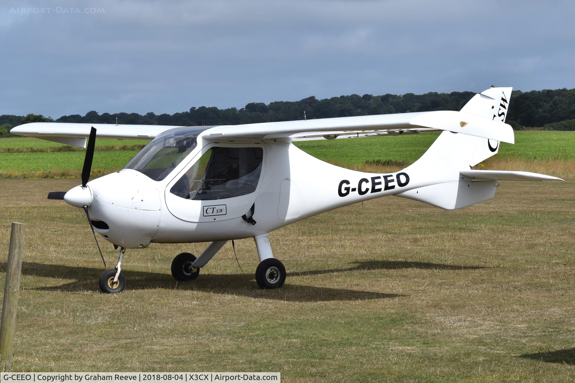 G-CEEO, 2006 Flight Design CTSW C/N 8225, Parked at Northrepps.