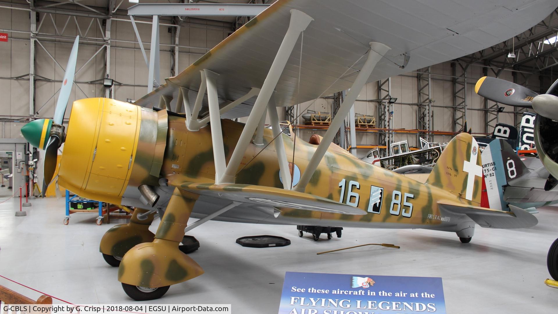 G-CBLS, 1941 Fiat CR.42 Falco C/N 920, IWM Duxford