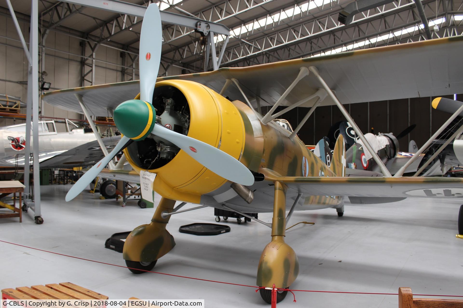 G-CBLS, 1941 Fiat CR.42 Falco C/N 920, IWM Duxford