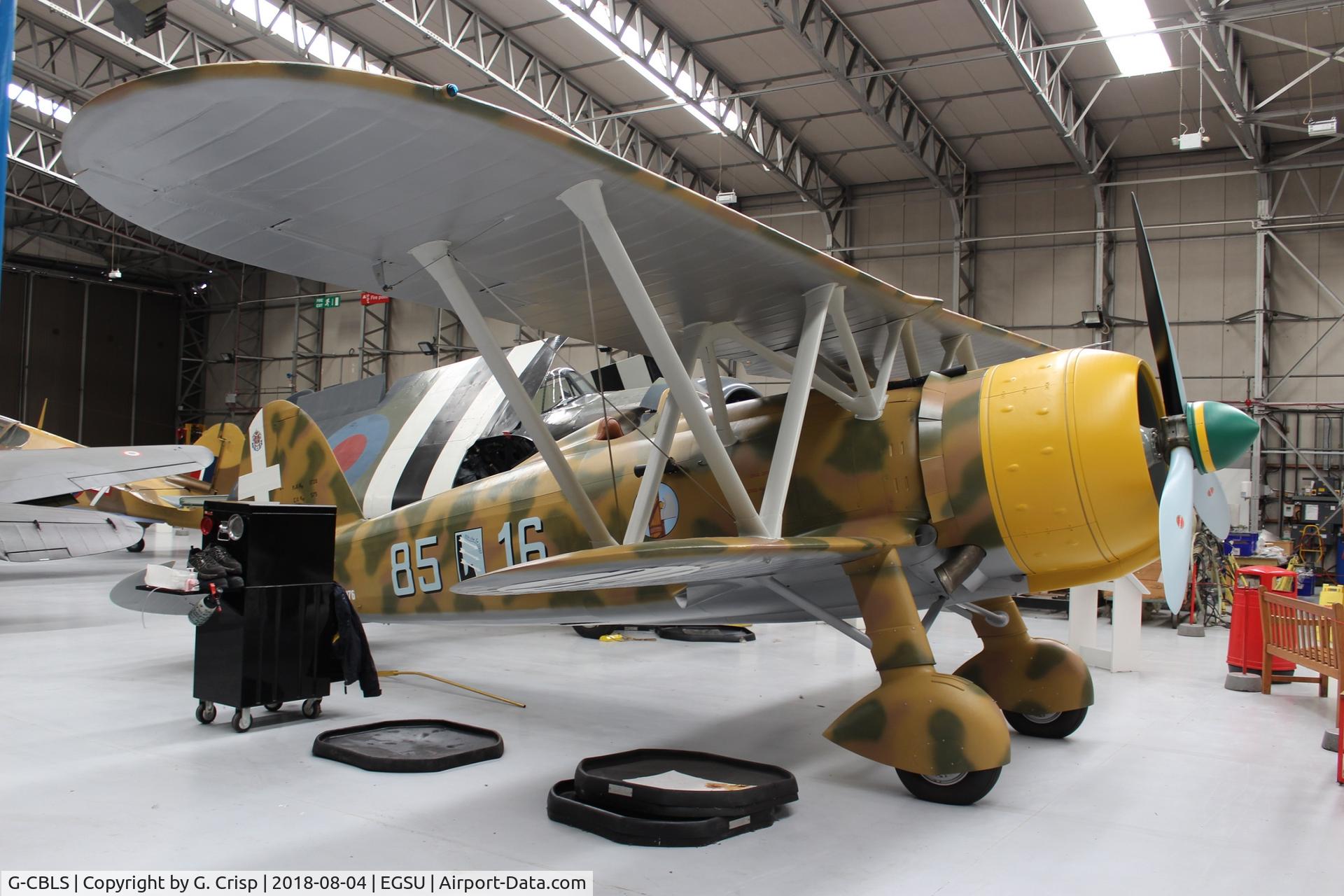 G-CBLS, 1941 Fiat CR.42 Falco C/N 920, IWM Duxford