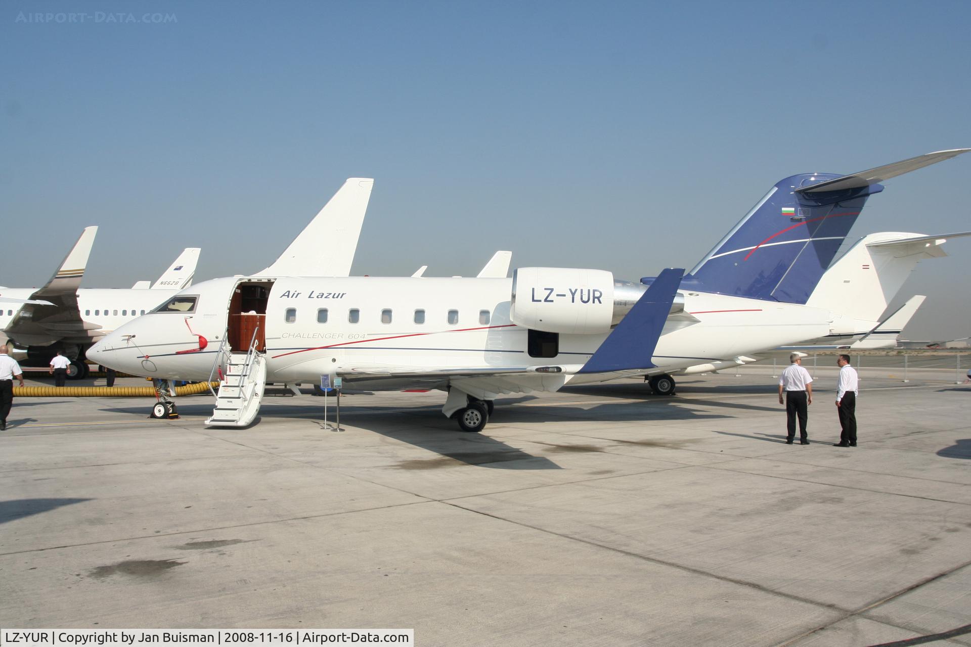 LZ-YUR, 2005 Bombardier Challenger 604 (CL-600-2B16) C/N 5625, Air Lazur