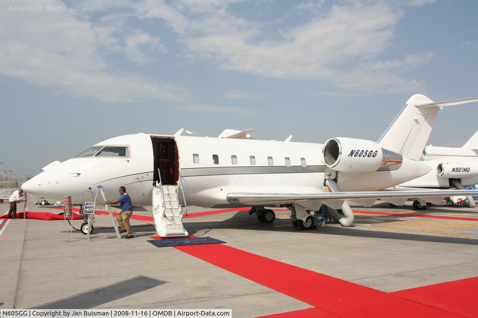N605GG, 2007 Bombardier Challenger 605 (CL-600-2B16) C/N 5728, Corporate