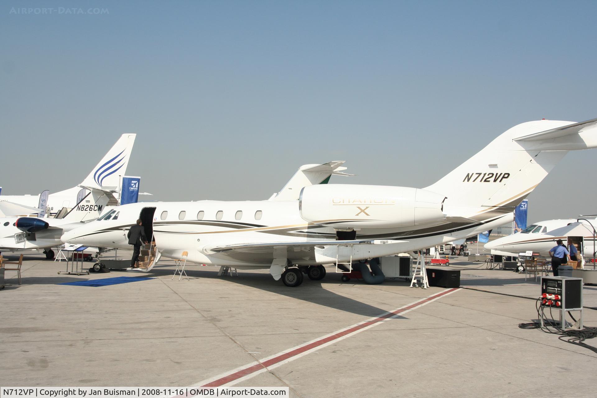 N712VP, 1997 Cessna 750 Citation X Citation X C/N 750-0012, Corporate